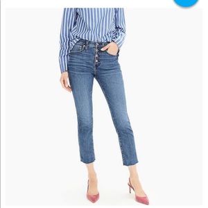 J CREW Vintage Straight Eco Denim Jean Sz 25
